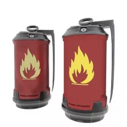 Futuristic Fire Grenade Low-poly 3D model