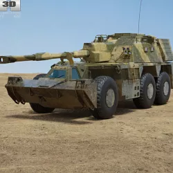 G6 howitzer 3D model