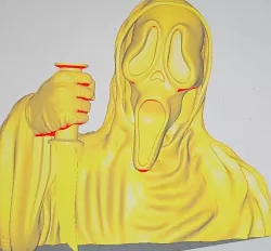 Ghostface  bust