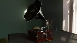 Gramophone - Record Player 3D model