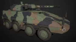 GTK Boxer APC IFV All Pack Low-poly 3D model