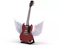 Guitar - Gibson SG 3D model