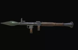 Gun RPG-7 Low-poly 3D model