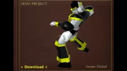 Gundam Sema Project Low-poly 3D model