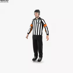 Hockey Referee 3D model