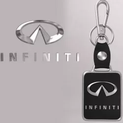 Infiniti car logo keychain 3d model  3D model