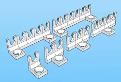 Irrigation tube clips (for 6mm OD tubing)
