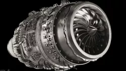 jet engine 3D model