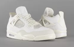 Jordan 4 Sail Shoe Low-poly 3D model