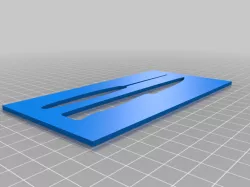 Knife stencil, for wood carving