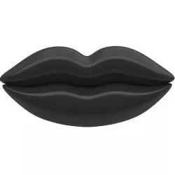 Lips Icon Black 3D model