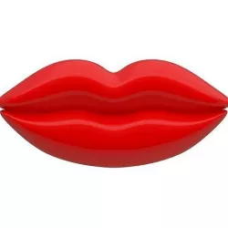 Lips Icon Red 3D model