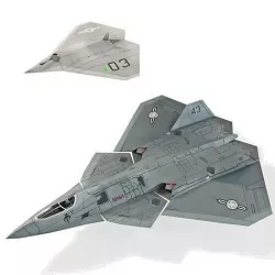 Lockheed NGAD prime concept fighter with drones Low-poly 3D model