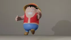 Luffy Low-poly 3D model