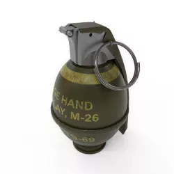 M26 grenade Low-poly 3D model