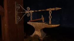 Medieval Blacksmith Sign Low-poly 3D model