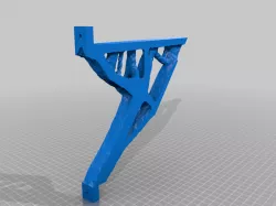 Mikey's bookshelf and spool holder