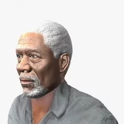 Morgan Freeman 3D model