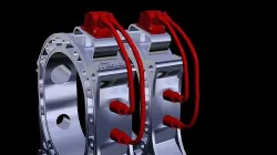 MSD ignition performance part - rotary engine Low-poly 3D model