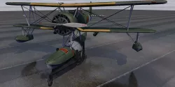 Nakajima E8N1 Dave 3D model