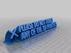 No touch 3D printer