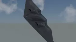 Northrop Grumman B-2 Spirit  Low-poly 3D model
