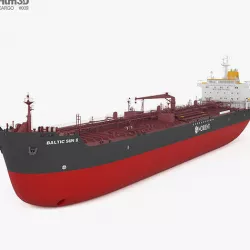 Oil Chemical Tanker BALTIC SUN II 3D model