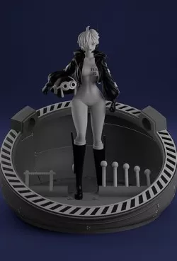 ONE PIECE VEGAPUNK LILITH FIGURE SCULPT Low-poly 3D model