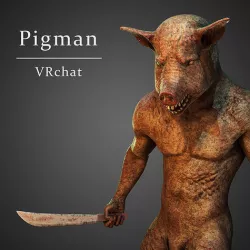 Pigman Low-poly 3D model
