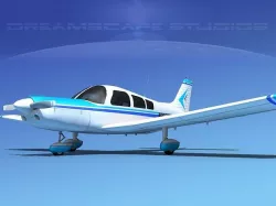 Piper PA-28-235 Cherokee  V11 3D model