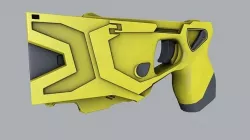Police Taser X2 Low-poly 3D model