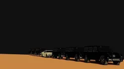 Prime Minister cars Low-poly 3D model