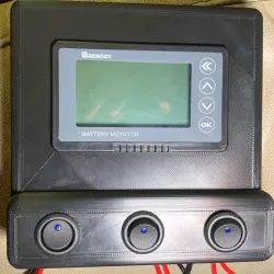 Renogy Battery Monitor and Rocker Switchs for Enclosed Trailer