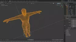 Reptilian man character 3D model
