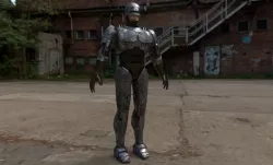 Robocop robot Low-poly 3D model