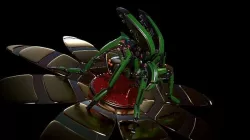 Robot mosquito LowPoly Low-poly 3D model