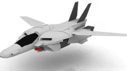 Rockwell Bell VF-1 Valkyrie Veritech Fighter 3D model 3D model