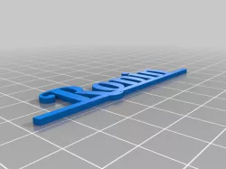 Ronin Christmas Name Ornament