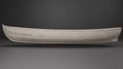 Row boat 3D model