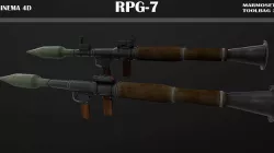RPG-7 3D model