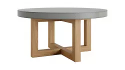 Rustic 31 Round Coffee Table by Homary 3D model