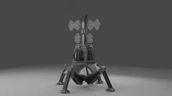 Sci-Fi beacon 3D model