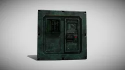 Sci-fi Panel Element Low-poly 3D model