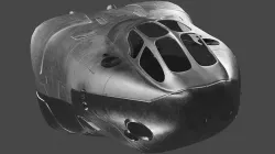 Scifi Futuristic SpaceShip  3D model