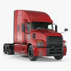 Semi Truck Generic 3D model