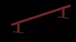 Skateboard Flat Bar Low-poly 3D model