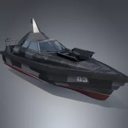 Stealth Patrol Boat 3D model