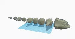Steelix Pokemon (fully movable)