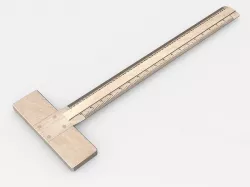 T ruler  3D model