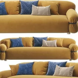 Tacchini Sesann sofa 3D model